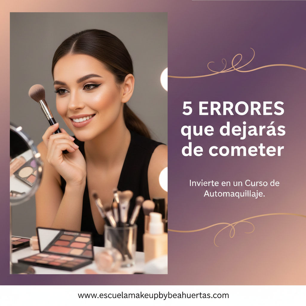 ¿Por qué invertir en un curso de automaquillaje? 5 errores que dejarás de cometer hoy mismo